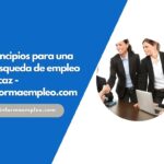 Principios para una búsqueda de empleo eficaz – informaempleo.com
