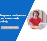 Preguntas que hacer en una entrevista de trabajo
