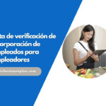Lista de verificación de incorporación de empleados para empleadores