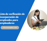 Lista de verificación de incorporación de empleados para empleadores